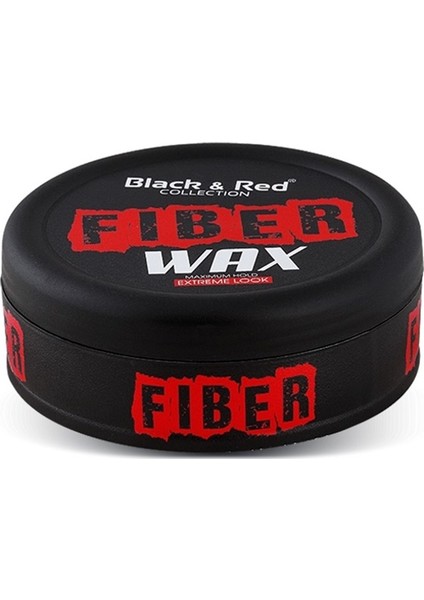Black Red Fiber Wax