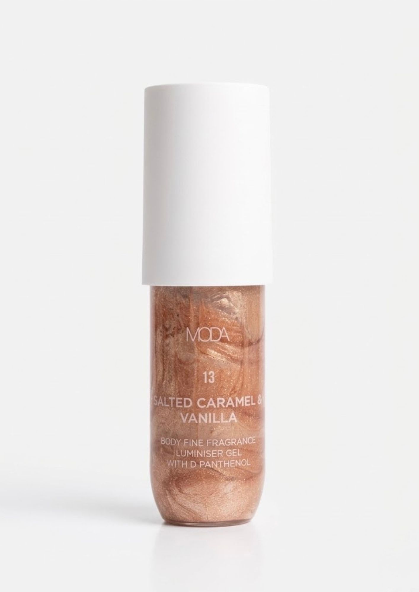 MODA Body Gel with Glitter - Salted Caramel & Vanilla 13